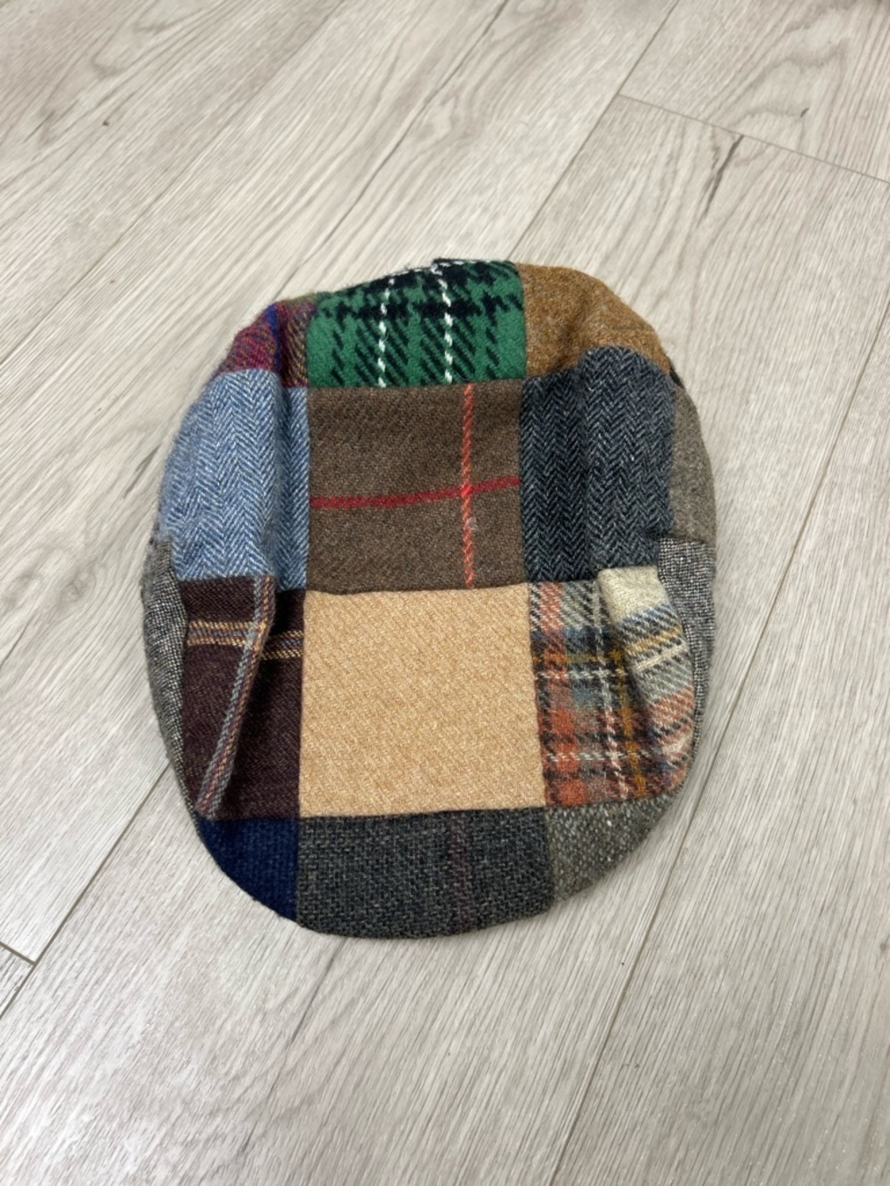 Hanna Hats Men’s Traditional‎ Irish Tweed Patchwork Hat